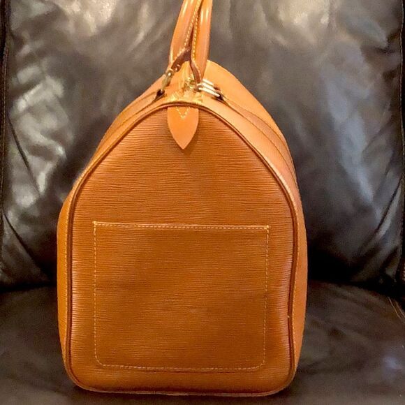 M LOUIS VUITTON Cipango Gold Epi Leather Keepall LV 50 Boston Travel Bag VI0994 - Picture 4 of 17